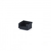 Bac à bec antistatique en polypropylène ESD noir - Volume : 210 ml - 85 x 102 x H50 mm