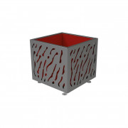 Bac à palmier bicolore