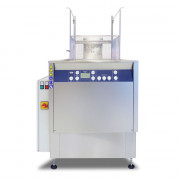 Ligne de nettoyage par ultrasons - Fréquences : 25/45 ou 37/130 kHz - Température de chauffe : 30 à 80 °C - Charge du panier : jusqu'à 40 kg