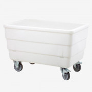 Bac autoporteur en polyéthylène 310 ou 500 L - Roues inox - L.1200 x l.800 x H.805 ou 1095mm 