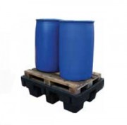 Bac de rétention pour 2 fûts capacité de rétention 220 l