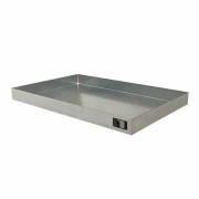 Bac de rétention en acier galvanisé - Avec ou sans caillebotis - Capacité 80 L