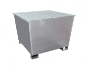 Bac de rétention en acier - 1 IBC 1000 L