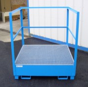 Plateforme de rétention en acier - 240 à 1050 L