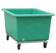Bac plastique sur roulettes - Capacité de 100 à 2200 L