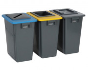 Bac de tri sélectif 3 bacs 60 L