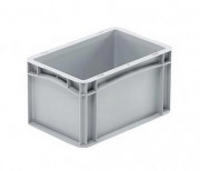 Bac Europe parois pleines poignées fermées - 300 x 200 x H170 mm - Volume 7,2 L