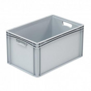 Bac Europe parois pleines poignées ouvertes - 600 x 400 x 320 mm - Volume 64,5 L