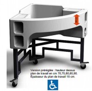 Bac modulaire préréglé jardin thérapeutique