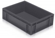 Bac plastique norme Europe 400x300mm - Capacité : 10 L - Dim: L.400 x lg.300 x H118 mm -Matière polypropylène