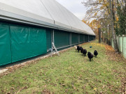 Bâche anti bruit PVC - Réduction 25 dB - Dim. 3,55 x 2,05 m