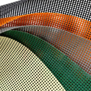 Bâche PVC grille/filet - Composition : Tissu enduit de PVC, micro aéré, micro perforé