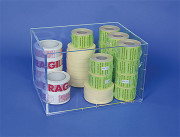 Bacs de rangement en plexiglas