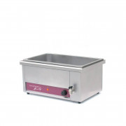Bain marie inox 21 L avec robinet de vidange