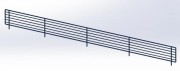 Balcons fil pour tablette perforée - Hauteur : 30 mm