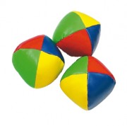 Balles multicolores à grain de jonglage 