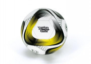 Ballon de football jaune et noir - Couleur : Jaune et Noir - 3 tailles