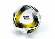 Ballon de football jaune et noir - Age : 6 à 14 ans et + - Taille 3 à 5