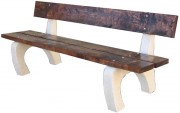 Banc béton bois