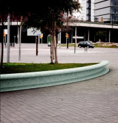 Banc béton pour aires de repos