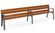 Banc en bois 3 pieds - Longueur 3000 mm