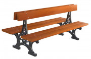 Banc public double assises - L.2000 mm - A sceller
