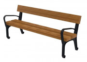 Banc de jardin fonte et bois