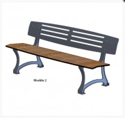 Banc de jardin pied fonte