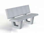 Banc en béton pour extérieur