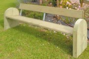 Banc en bois extérieur longueur 1920 mm