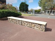 Banc gabion profondeur 50 cm