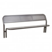 Banc public en acier - L 2000 mm - Assise 455 mm