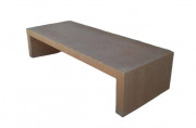 Banc extérieur en béton 2000 mm