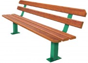 Banc public pour jardin