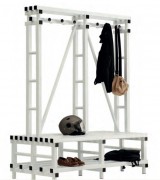 Banc vestiaire en PVC double