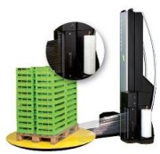 Banderoleuse filmeuse de palettes