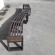 Banquette 100% plastique recyclé