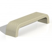 Banquette en béton pour jardins