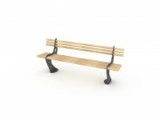 Banquette en pin traité