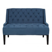 Banquette en velours 2 places