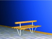 Banquettes centrales avec dossier