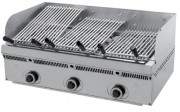Barbecue à gaz grilles inclinables
