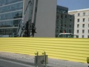 Clôture en tôle de bardage