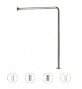 Barre angle mur-sol 2 points