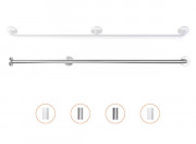 Barre d'appui droite inox 32 mm