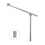 Barre d’appui rabatable avec pied escamotable