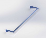 Barre penderie droite ou cintrée