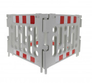 Barrière de regard en polypropylène - L.1200 x H.1000 mm - Orange ou gris