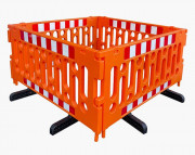 Barrière de regard grand format en polypropylène - L x H : 2000 x 1000 mm