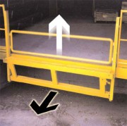 Barrières écluses pour plateforme de stockage